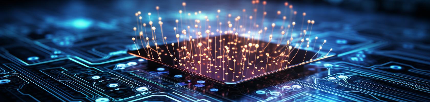AI image of circuit board